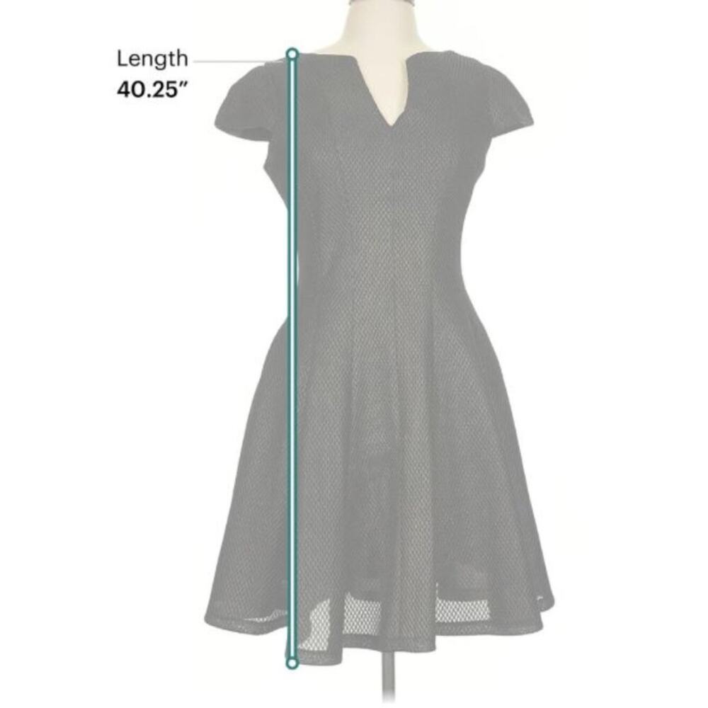 Julia Jordan Metallic Dress Black 10 L Dark Romantic Ethereal Fairy Formal Goth - Picture 8 of 8